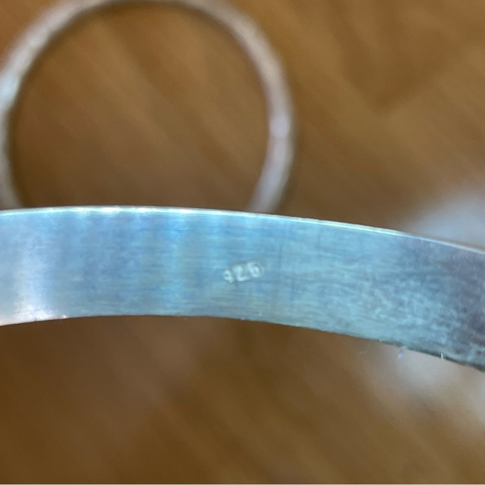 Real silver bangles - Picture 2 of 6